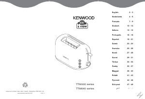 Manual Kenwood TTM640 Toaster
