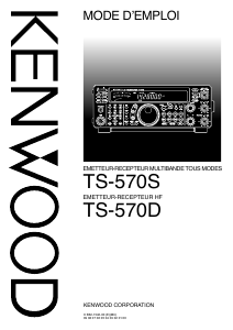 Mode d’emploi Kenwood TS-570D Émetteur-récepteur