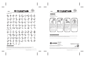 Handleiding Crystal Puzzle Dolphin 3D Puzzel