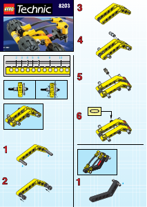 Manuale Lego set 8203 Technic Buggy