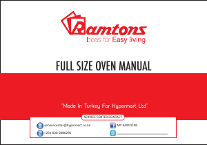 Manual Ramtons RF/407 Range