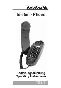 Handleiding Audioline TEL7 Telefoon