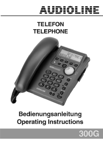 Handleiding Audioline 300G Telefoon