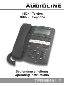 Handleiding Audioline Terminal 2 Telefoon