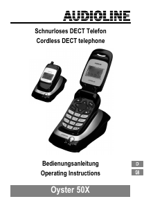 Bedienungsanleitung Audioline Oyster 500 Schnurlose telefon