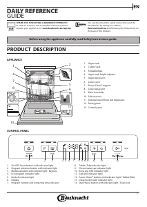 Handleiding Bauknecht BBC 3T333 PF X Vaatwasser