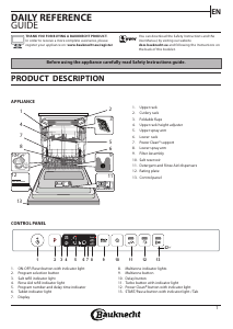 Manual Bauknecht BCIC 3T333 PFE Dishwasher