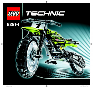 Handleiding Lego set 8291 Technic Dirt bike