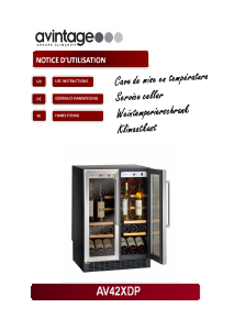 Manual Avintage AV42XDP Wine Cabinet
