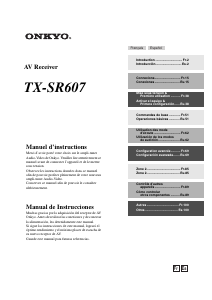 Mode d’emploi Onkyo TX-SR607 Récepteur