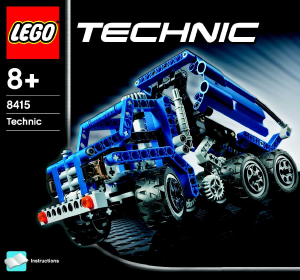 Manual de uso Lego set 8415 Technic Camión de volteo