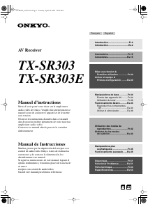 Mode d’emploi Onkyo TX-SR303 Récepteur