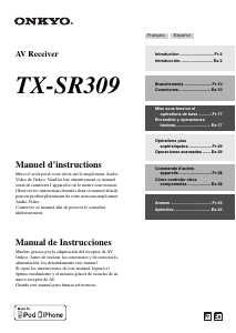 Mode d’emploi Onkyo TX-SR309 Récepteur
