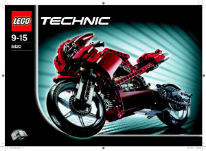Manual de uso Lego set 8420 Technic Motocicleta