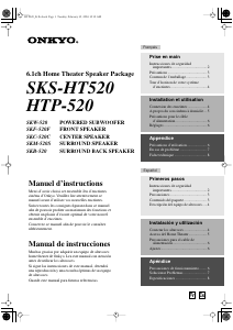 Manual de uso Onkyo SKS-HT520 Sistema de home cinema