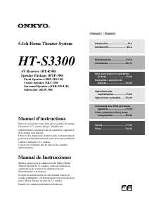 Manual de uso Onkyo HT-S3300 Sistema de home cinema