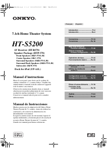 Manual de uso Onkyo HT-S5200 Sistema de home cinema