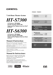 Manual de uso Onkyo HT-S7300 Sistema de home cinema