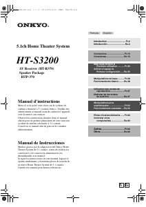 Manual de uso Onkyo HT-S3200 Sistema de home cinema
