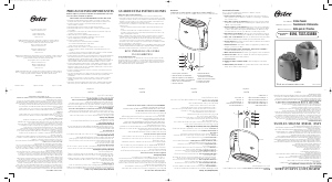 Manual de uso Oster TSSTJC5BBK Tostador