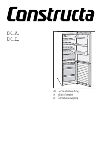 Handleiding Constructa CK272V43 Koel-vries combinatie