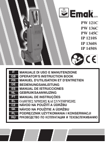 Handleiding Emak PW 136C Hogedrukreiniger