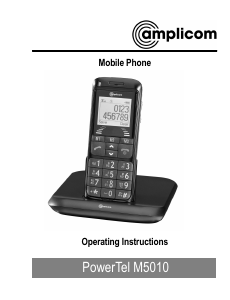 Handleiding Amplicomms PowerTel M5010 Mobiele telefoon