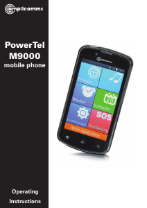 Handleiding Amplicomms PowerTel M9000 Mobiele telefoon