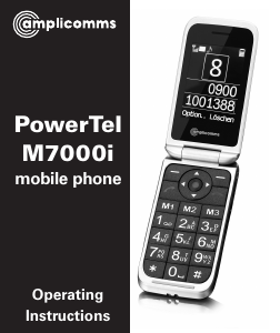 Handleiding Amplicomms PowerTel M7000i Mobiele telefoon