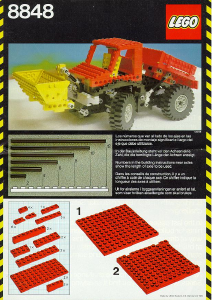 Handleiding Lego set 8848 Technic Bulldozer