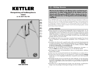 Manual de uso Kettler 08391-400 Columpio