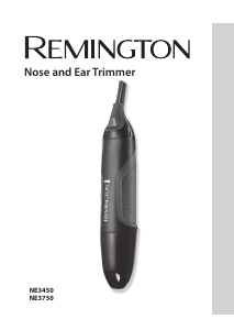 Manual de uso Remington NE3450 Recortador de nariz