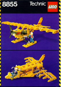 Handleiding Lego set 8855 Technic Propellorvliegtuig