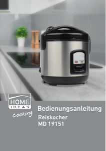 Bedienungsanleitung Home Ideas MD 19151 Reiskocher