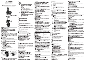 Handleiding Alcatel XL595B Voice Draadloze telefoon