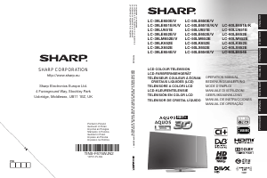 Bedienungsanleitung Sharp AQUOS LC-60LE651E LCD fernseher