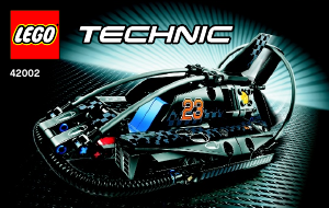 Manual Lego set 42002 Technic Nava pe perna de aer