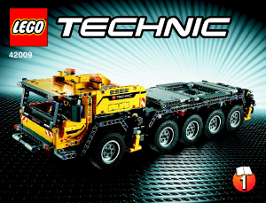 Bruksanvisning Lego set 42009 Technic Mobilkran MK II