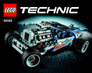 Instrukcja Lego set 42022 Technic Hot rod