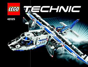 Manual Lego set 42025 Technic Avião de carga