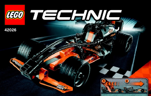 Manuale Lego set 42026 Technic Black champion racer