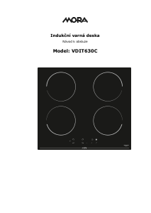 Manuál Mora VDIT 630 C Varná deska