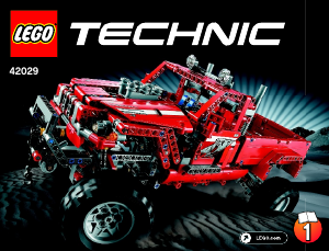 Руководство ЛЕГО set 42029 Technic Тюнингованный пикап