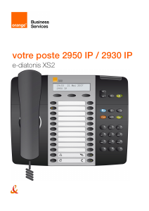 Mode d’emploi Orange 2950IP Téléphone IP
