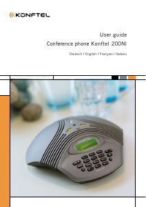 Bedienungsanleitung Konftel 200NI Konferenztelefon