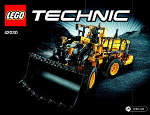 Instrukcja Lego set 42030 Technic Koparka Volvo L350F
