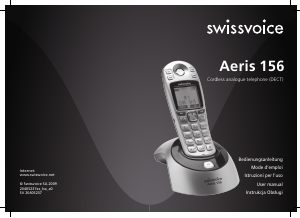 Mode d’emploi Swissvoice Aeris 156 Téléphone sans fil