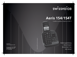 Handleiding Swissvoice Aeris 154T Draadloze telefoon