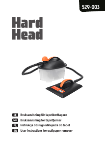 Handleiding Hard Head 529-003 Behangafstomer