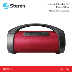 Manual de uso Steren BOOM-130RO Altavoz